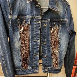 Women custom denim jacket